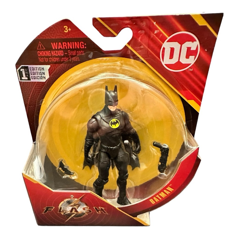 NEW DC The Flash Movie Batman 1st Edition 4" Action Figure